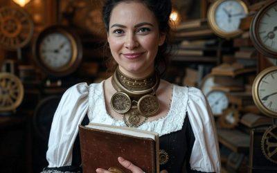 Steampunk Timebender: Gilded Gears for the Chrono-Queen Girlfriend
